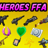 🦸HEROES FFA-ALL WEAPONS ＆ CARS🔫