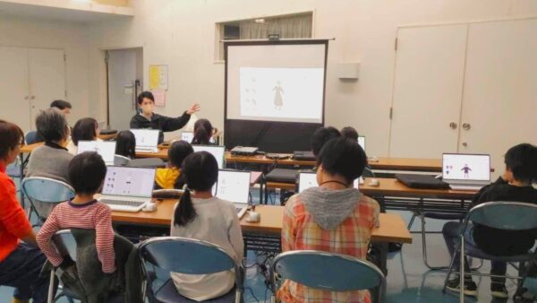 神奈川県三浦郡葉山町にて3DCG＆ゲーム制作の体験会を開催しました。