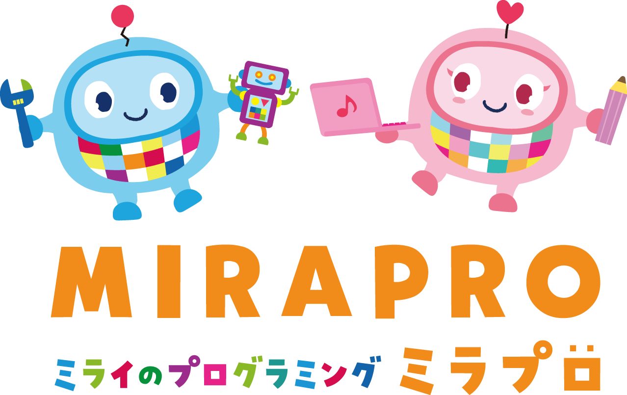 ミライのプログラミングミラプロのロゴ