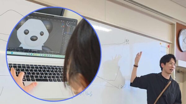 高校生がBlenderでプロジェクションマッピングに挑戦！3DCG講習・プロジェクト学習サポート in 静岡県立富士宮北高等学校